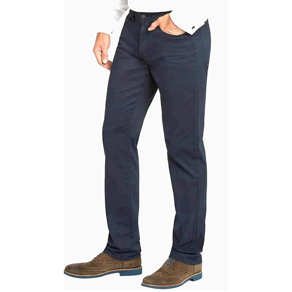 NWT Kirkland Signature Mens Brushed 5-Pocket Pant Navy Blue 30x30 Casual Classic